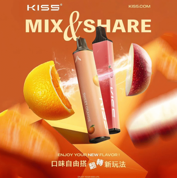 KISS一次性電子煙 6500口 - 雙味磁吸正品展示